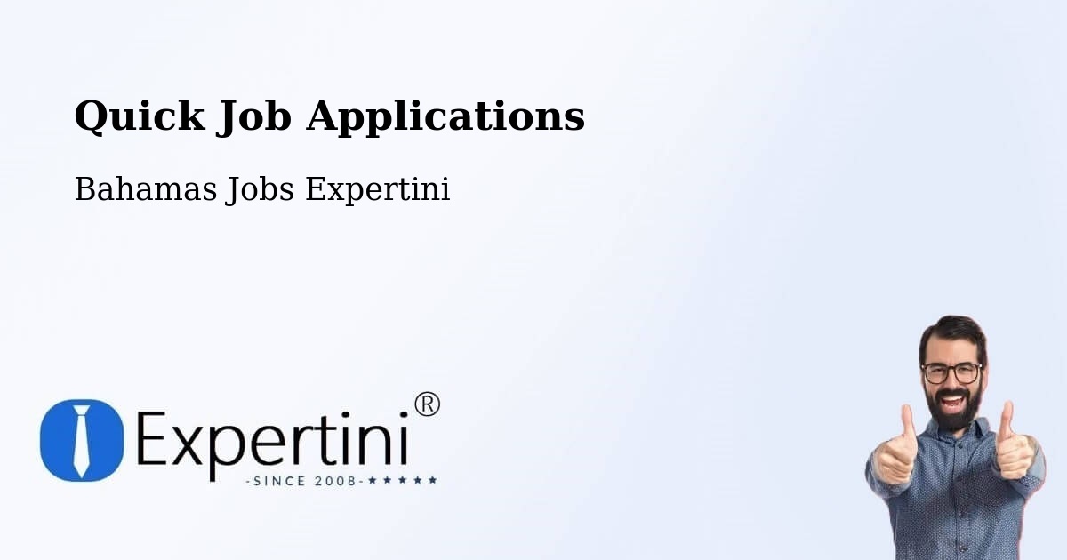 Quick Apply Feature – Colonel Hill - Bahamas Jobs Expertini